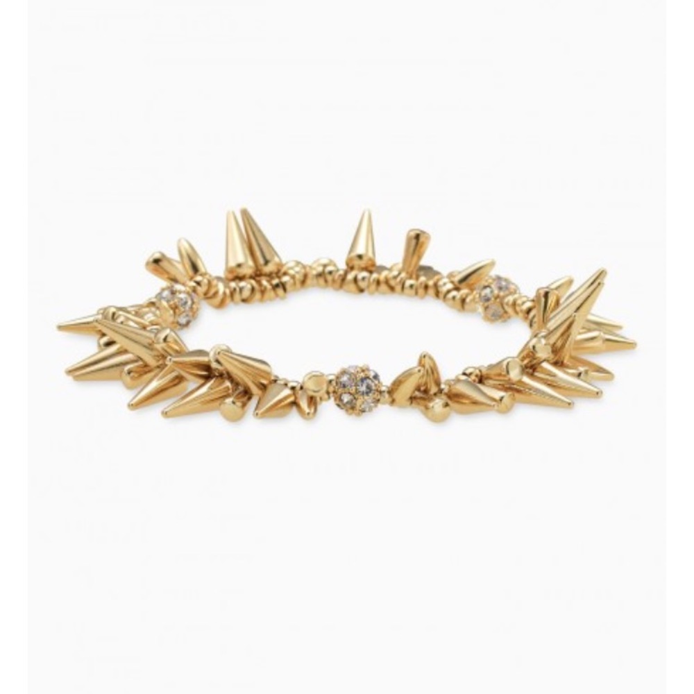 Stella & Dot Renegade Cluster gold bracelet